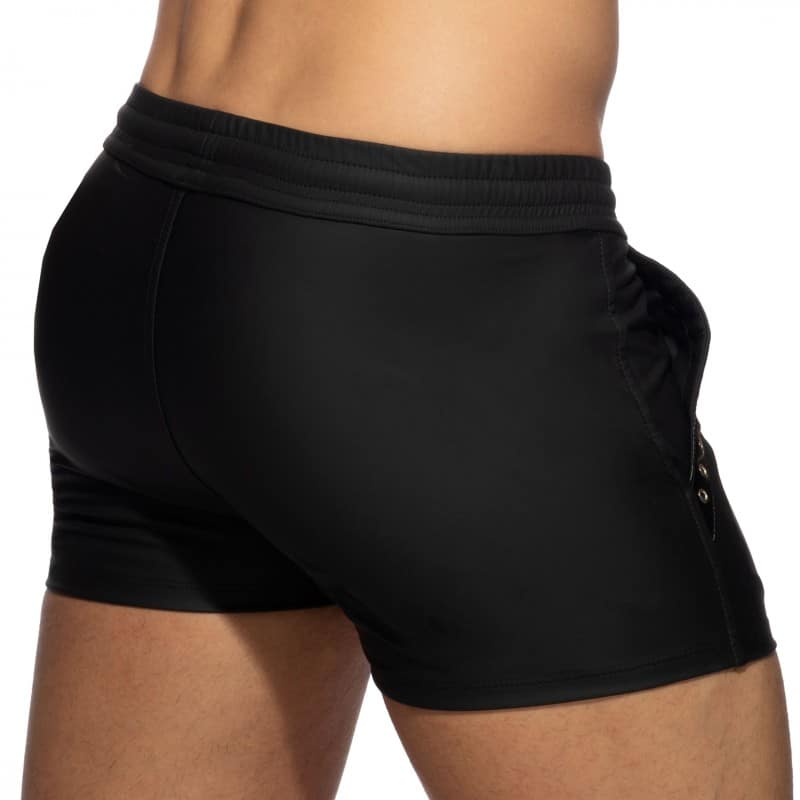 AD Fetish Rub Tape Sports Shorts - Black | INDERWEAR