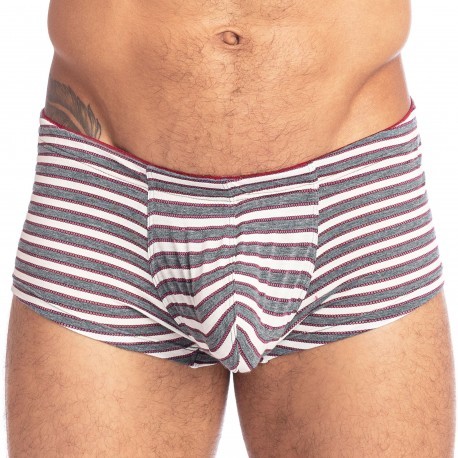 L'Homme invisible Shorty Mini Push Up Ruby & Graphite Gris - Rouge