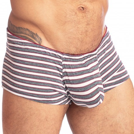L'Homme invisible Shorty Mini Push Up Ruby & Graphite Gris - Rouge