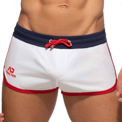 Short Mix Microfibre Blanc Addicted