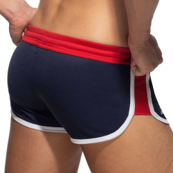 Short Mix Microfibre Bleu Marine Addicted