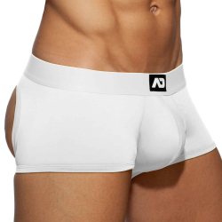 Boxer Court Empty Bottom Fetish Blanc AD Fetish