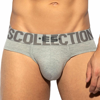 Slip Coton 7 Days 3.0 Gris Chiné ES Collection