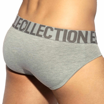Slip Coton 7 Days 3.0 Gris Chiné ES Collection
