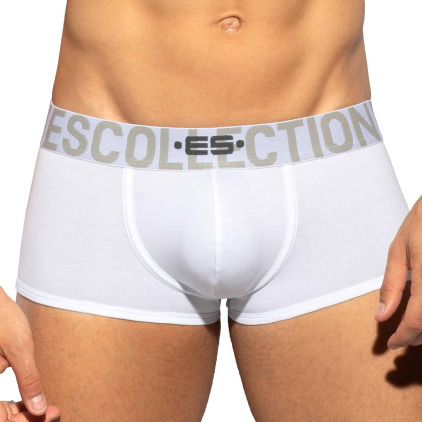 Boxer Court Coton 7 Days 3.0 Blanc ES Collection