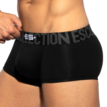 Boxer Court Coton 7 Days 3.0 Noir ES Collection