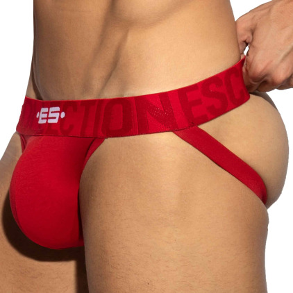 Jock Strap Coton 7 Days 3.0 Rouge ES Collection