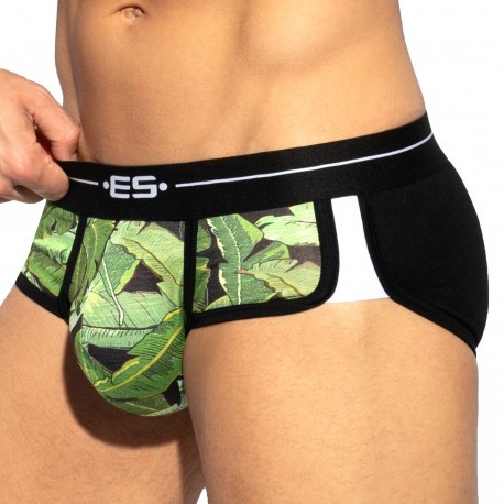 ES Collection Double Side Leaves Briefs