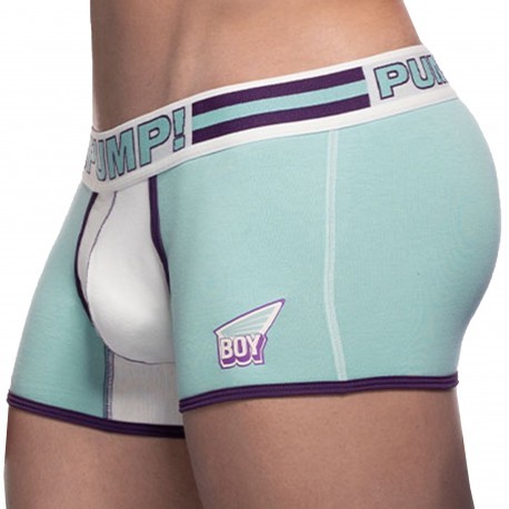 Pump! Sportboy Activate Trunks - Teal - White