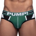 Pump! Sportboy Boost Briefs - Green - Black