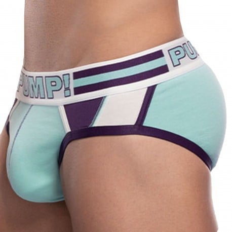 Pump! Sportboy Activate Briefs - Teal - Purple