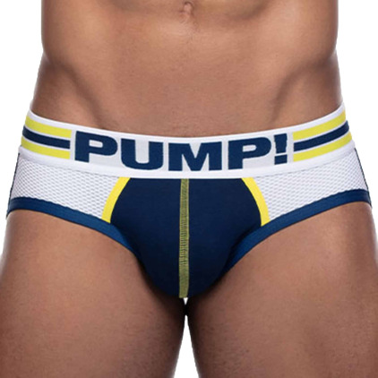 Jock Strap Sportboy Recharge Bleu Marine - Blanc Pump!