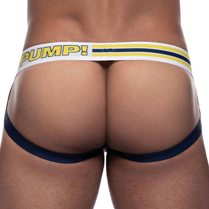 Jock Strap Sportboy Recharge Bleu Marine - Blanc Pump!