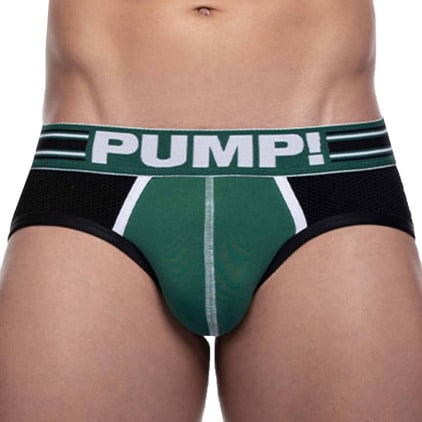 Jock Strap Sportboy Boost Vert - Noir Pump!