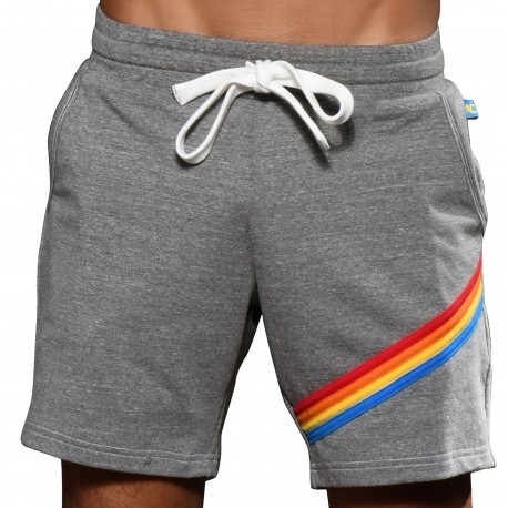Andrew Christian Short California Collection Gris Chiné
