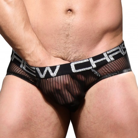 Andrew Christian Slip Almost Naked Sexy Lace Noir