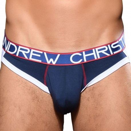 Andrew Christian CoolFlex Modal Jock with Show-It - Navy