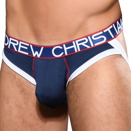 Andrew Christian CoolFlex Modal Jock with Show-It - Navy