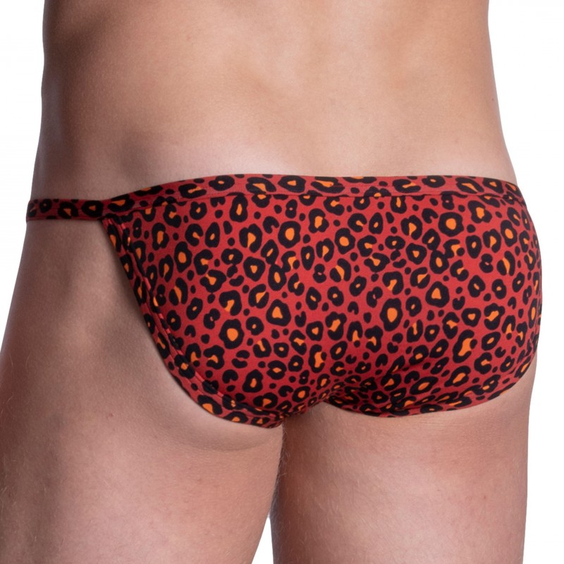 Manstore M2108 Micro Brief mens underwear bikini male micro slip red dog  gift