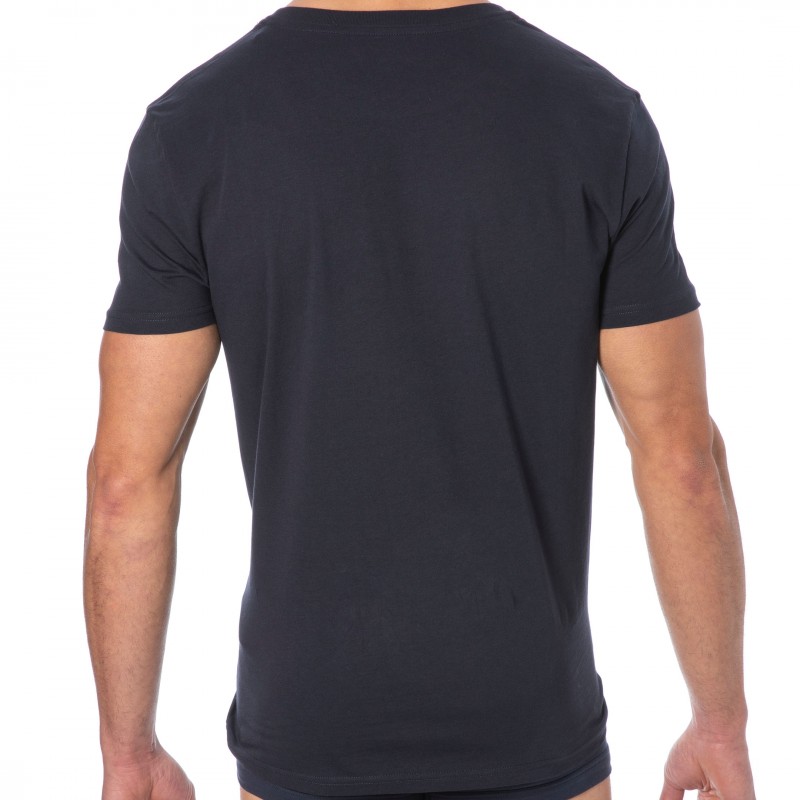 Tommy Hilfiger Oganic Cotton Flag T-Shirt - Navy | INDERWEAR