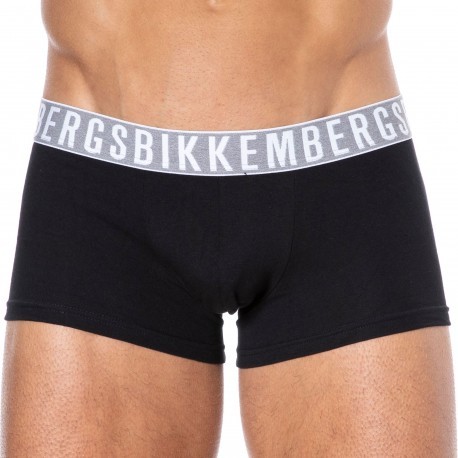 Bikkembergs Boxer Court Colors Coton Noir - Blanc