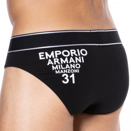 Emporio Armani Slip On-Site Edition Coton Noir