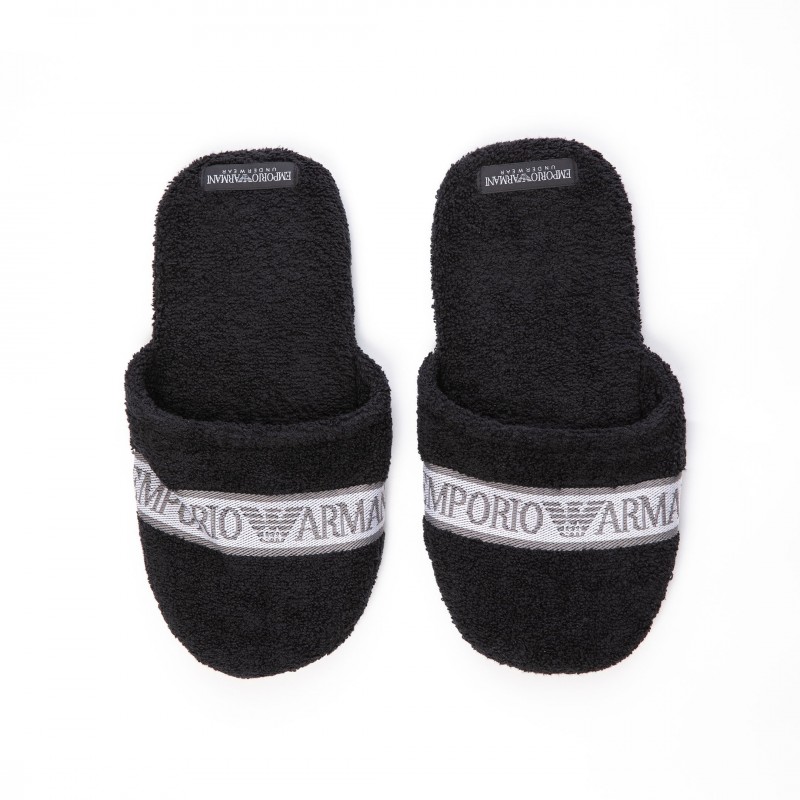 mens armani slippers