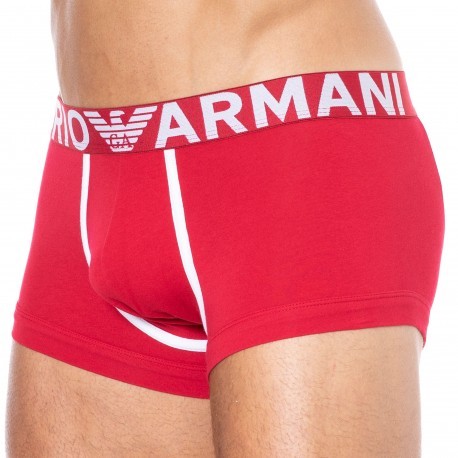 Emporio Armani Boxer Bold Logo Coton Rouge Cerise
