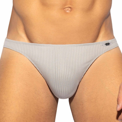 ES Collection Slip Bikini Recycled Rib Gris