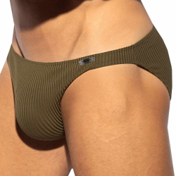 Slip Bikini Recycled Rib Kaki ES Collection