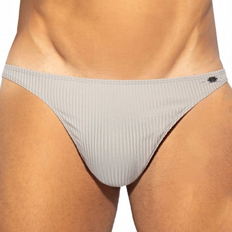 ES Collection String Recycled Rib Gris