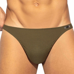 String Bikini Recycled Rib Kaki ES Collection