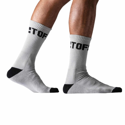 TOF Paris Chaussettes Sport Grises