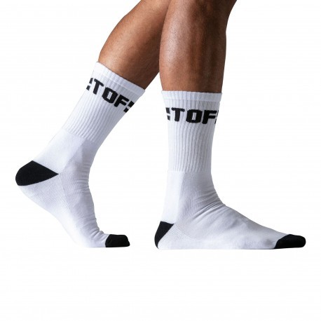 TOF Paris Sport Crew Socks - White