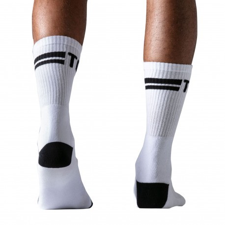 TOF Paris Sport Crew Socks - White