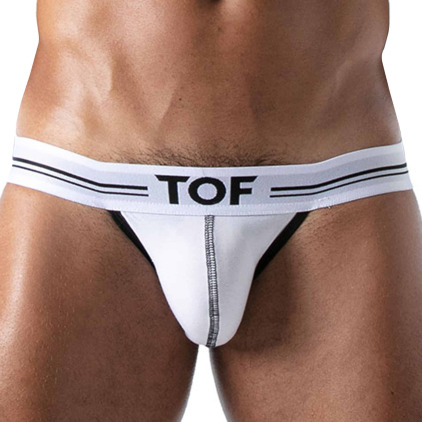Jock Strap French Coton Blanc TOF Paris