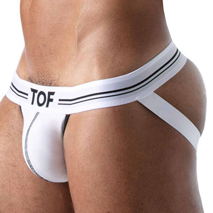 Jock Strap French Coton Blanc TOF Paris