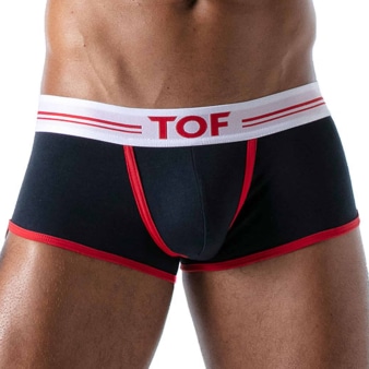 Boxer Court French Coton Bleu Marine TOF Paris