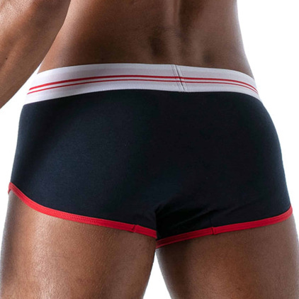 Boxer Court French Coton Bleu Marine TOF Paris
