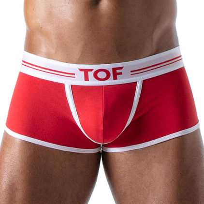Boxer Court French Coton Rouge TOF Paris