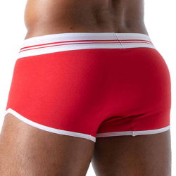 Boxer Court French Coton Rouge TOF Paris