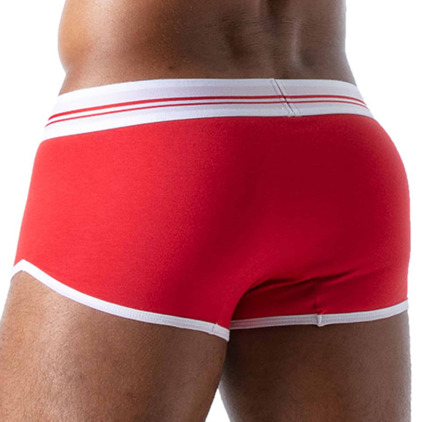 Boxer Court French Coton Rouge TOF Paris