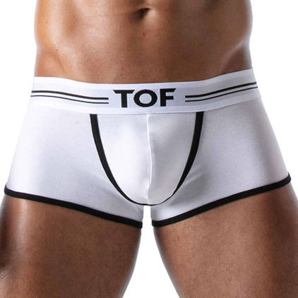 Boxer Court French Coton Blanc TOF Paris