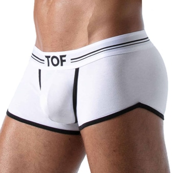 Boxer Court French Coton Blanc TOF Paris