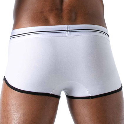 Boxer Court French Coton Blanc TOF Paris