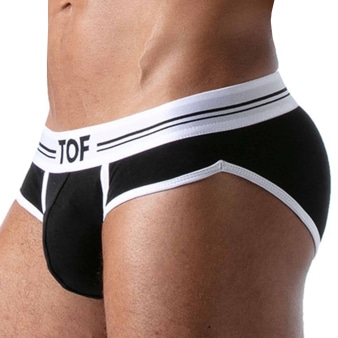 Slip French Coton Noir TOF Paris