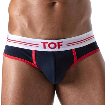 Slip French Coton Bleu Marine TOF Paris
