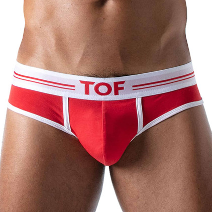 Slip French Coton Rouge TOF Paris