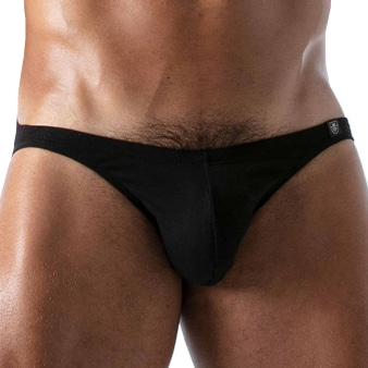 Slip Bikini French Coton Noir TOF Paris