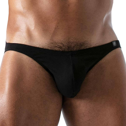 Slip Bikini French Coton Noir TOF Paris